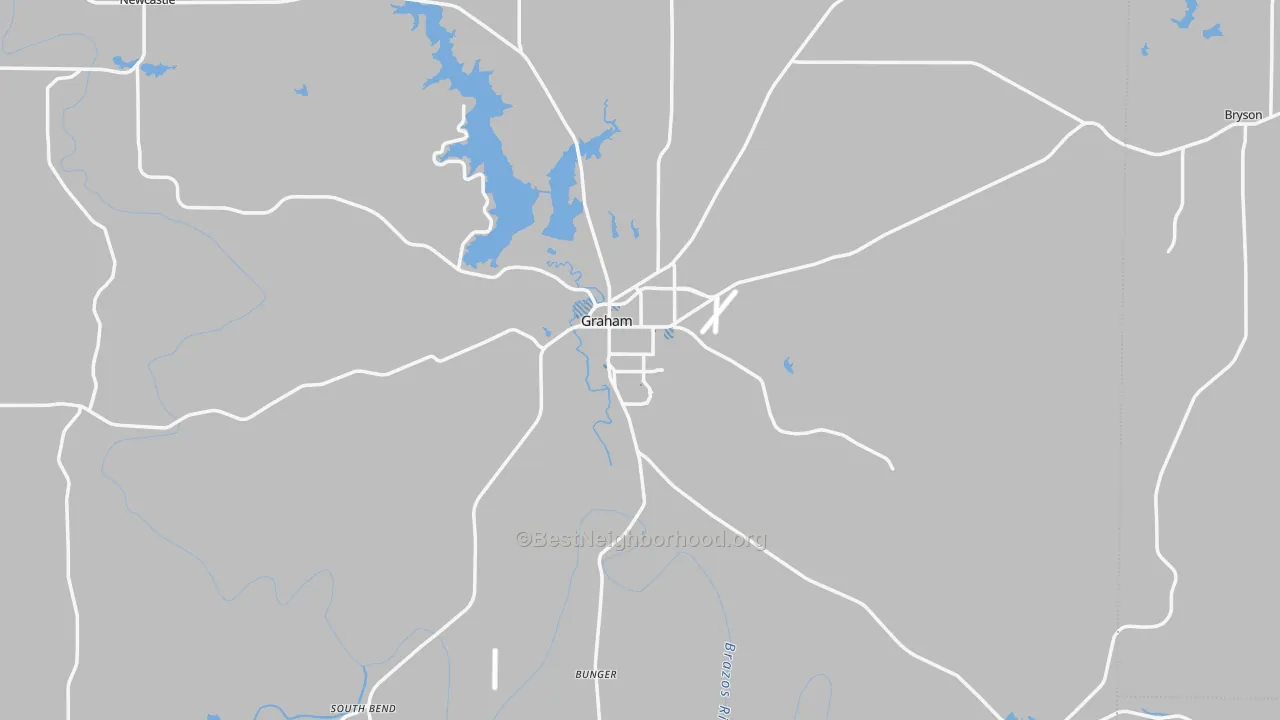 Transit Grade map of Graham, TX