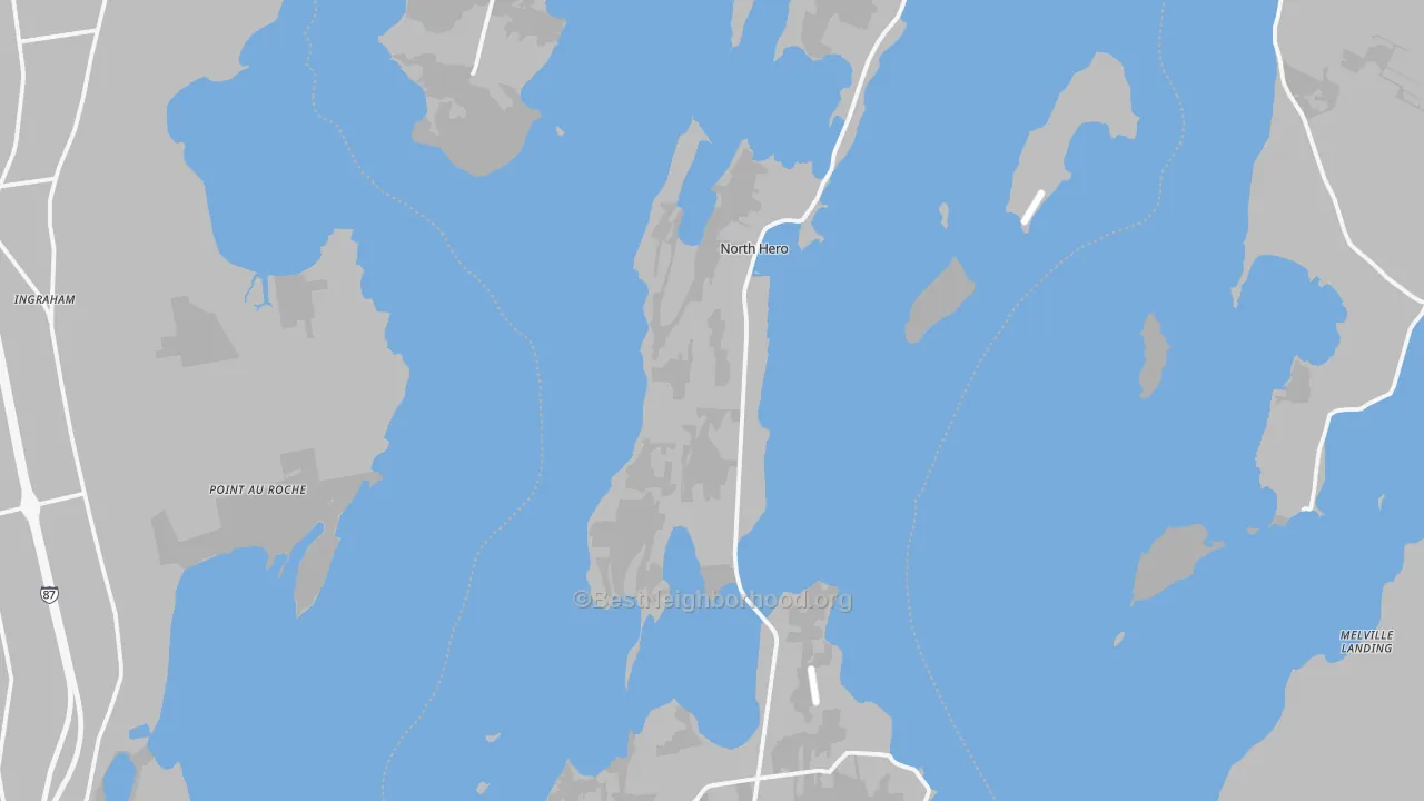 Transit Grade map of Grand Isle County, VT
