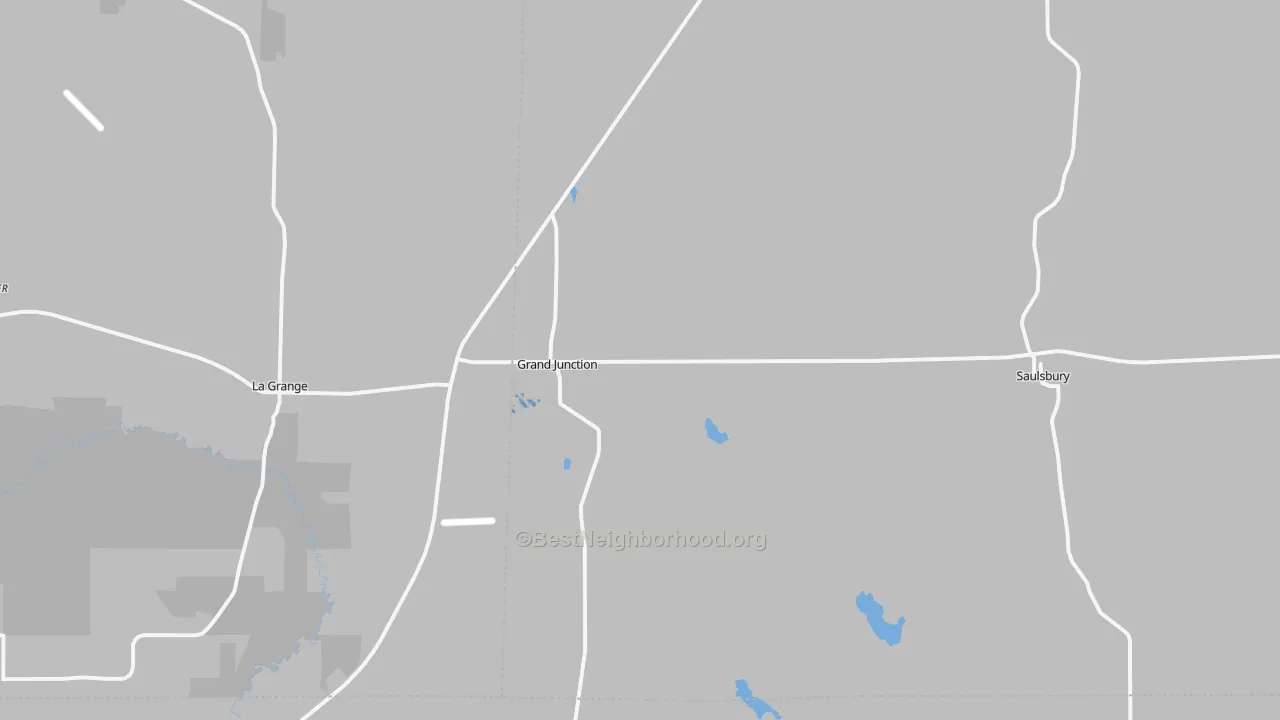 Transit Grade map of Grand Junction, TN