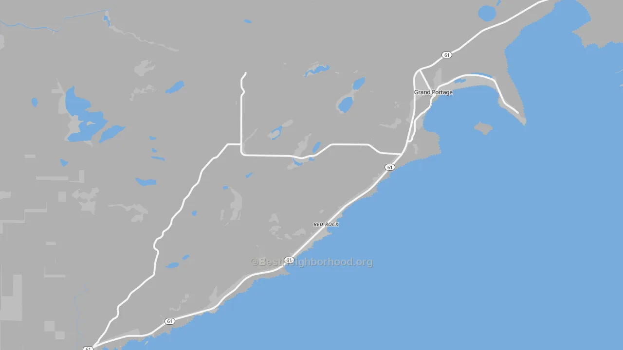 Transit Grade map of Grand Portage, MN