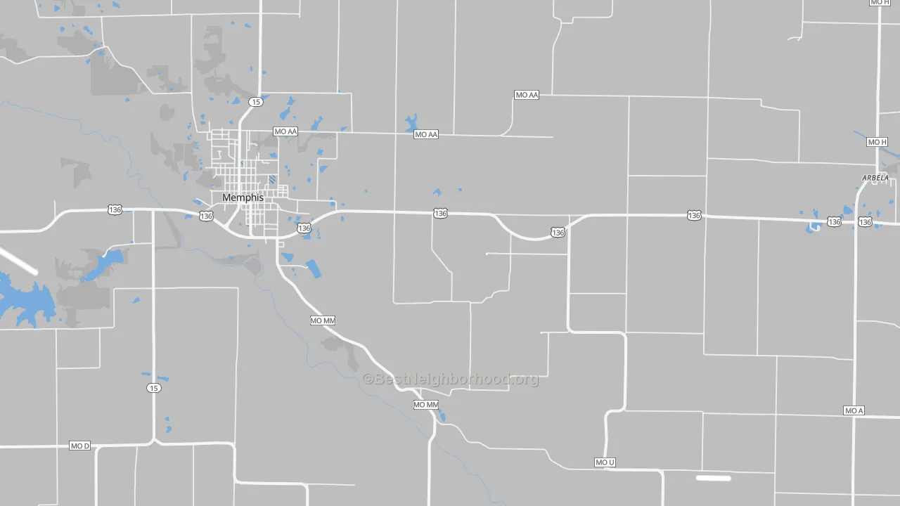 Transit Grade map of Granger, MO