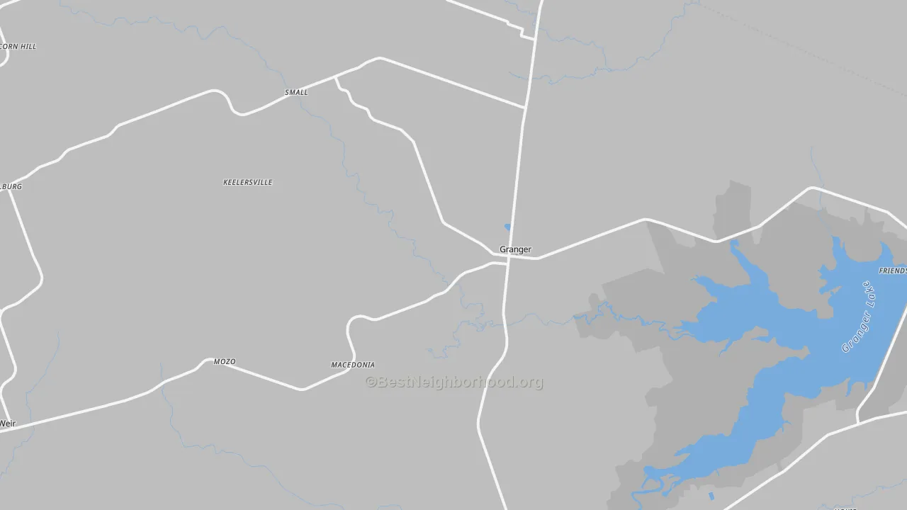 Transit Grade map of Granger, TX