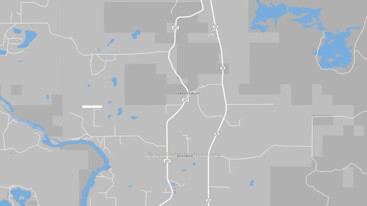 Transit Grade map of Granite Bluff, MI