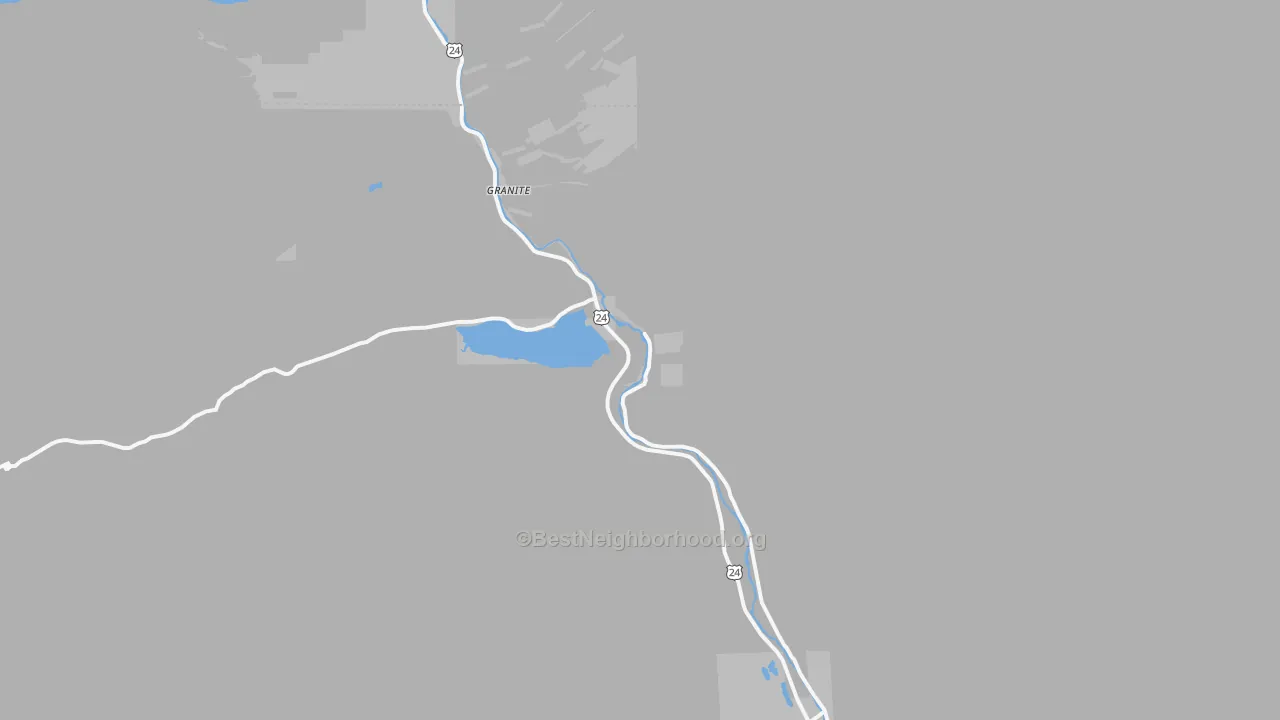 Transit Grade map of Granite, CO