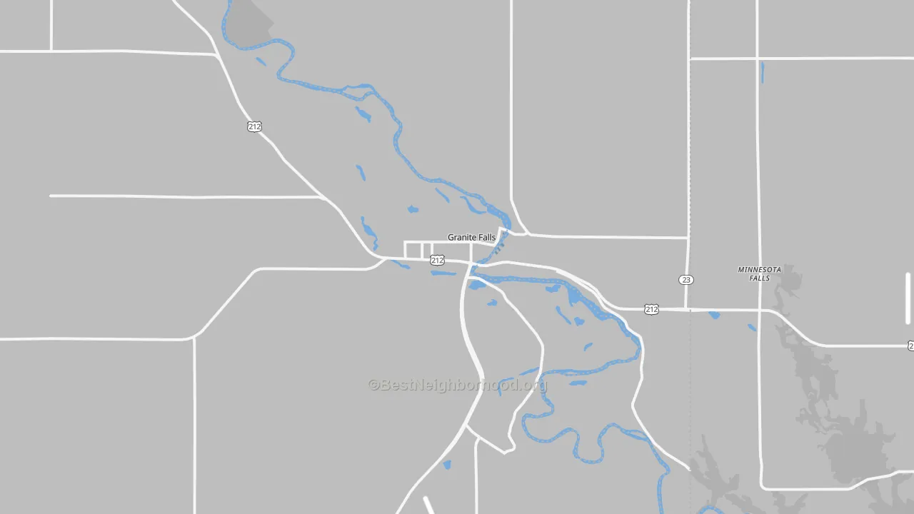 Transit Grade map of Granite Falls, MN