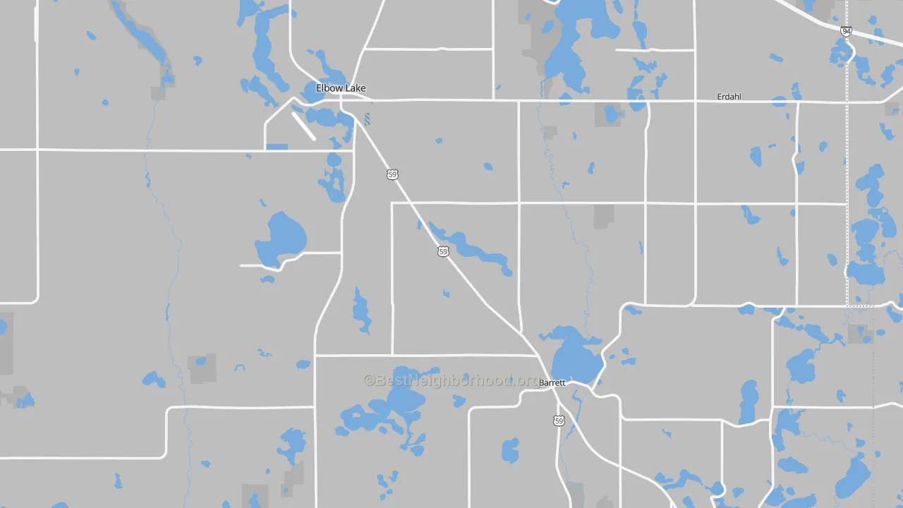 Transit Grade map of Grant County, MN