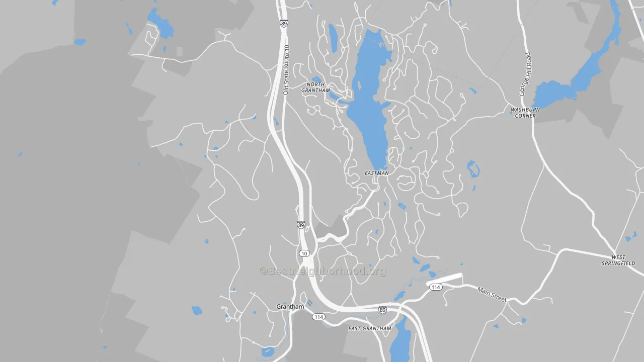 Transit Grade map of Grantham, NH