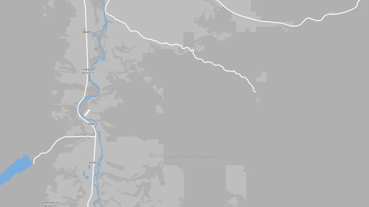 Transit Grade map of Grantsdale, MT