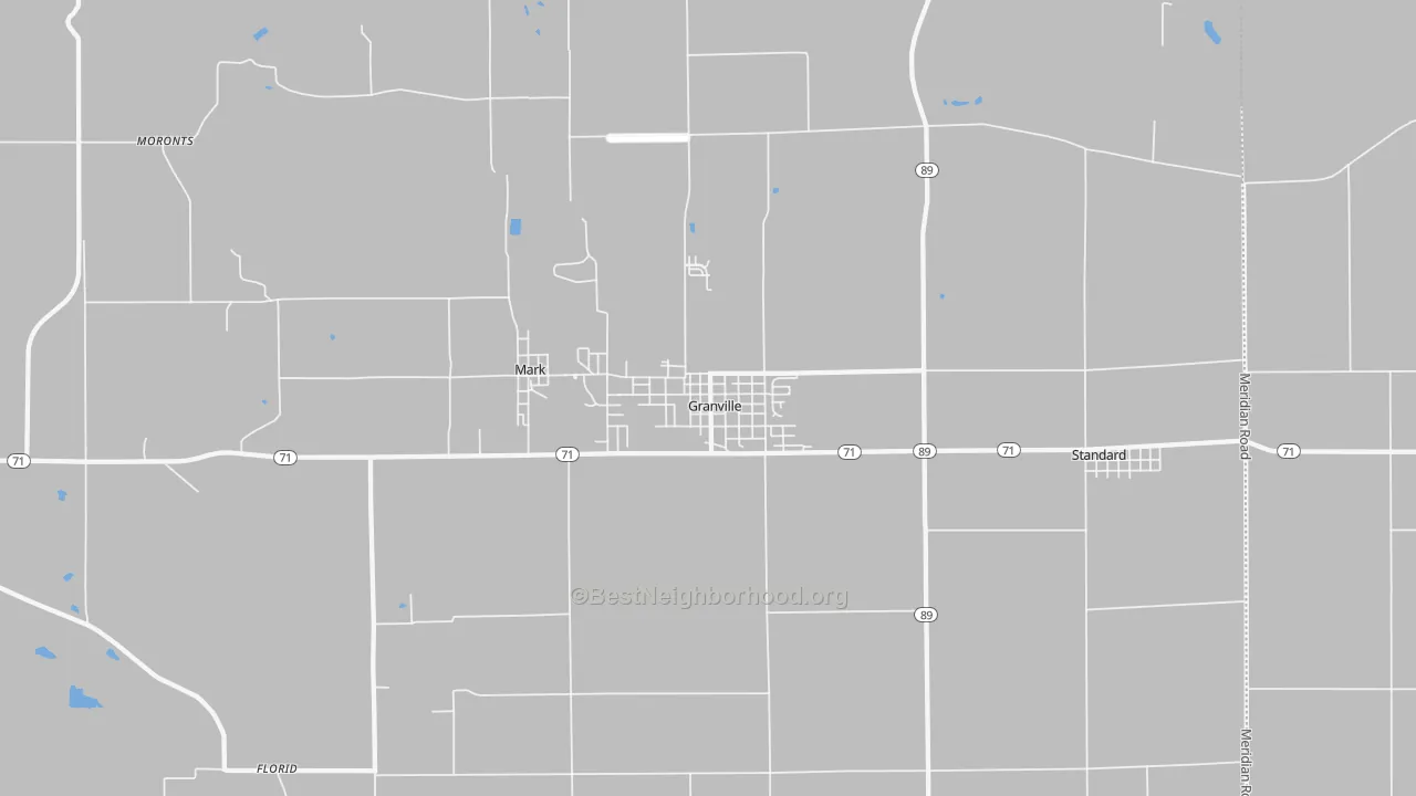 Transit Grade map of Granville, IL