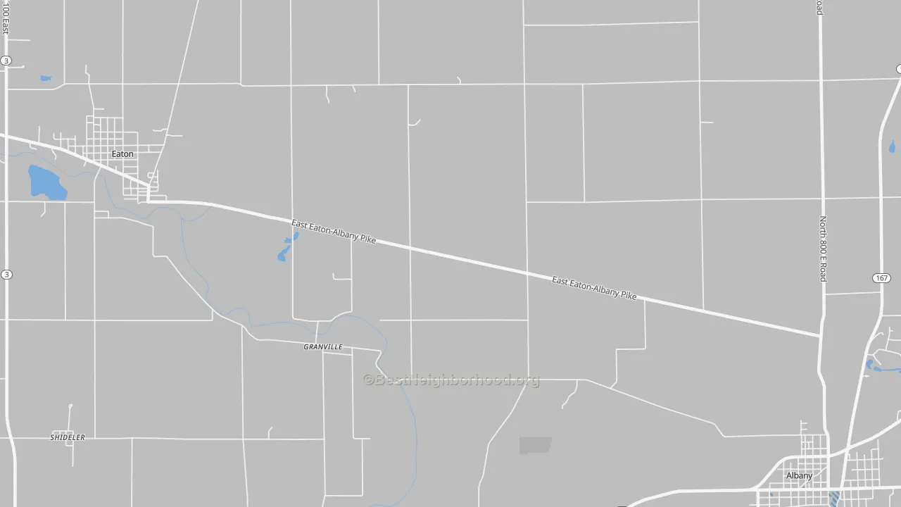 Transit Grade map of Granville, IN