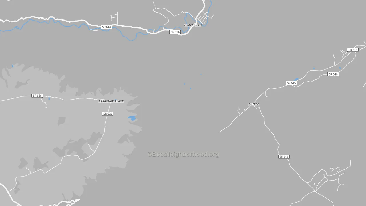 Transit Grade map of Grapefield, VA
