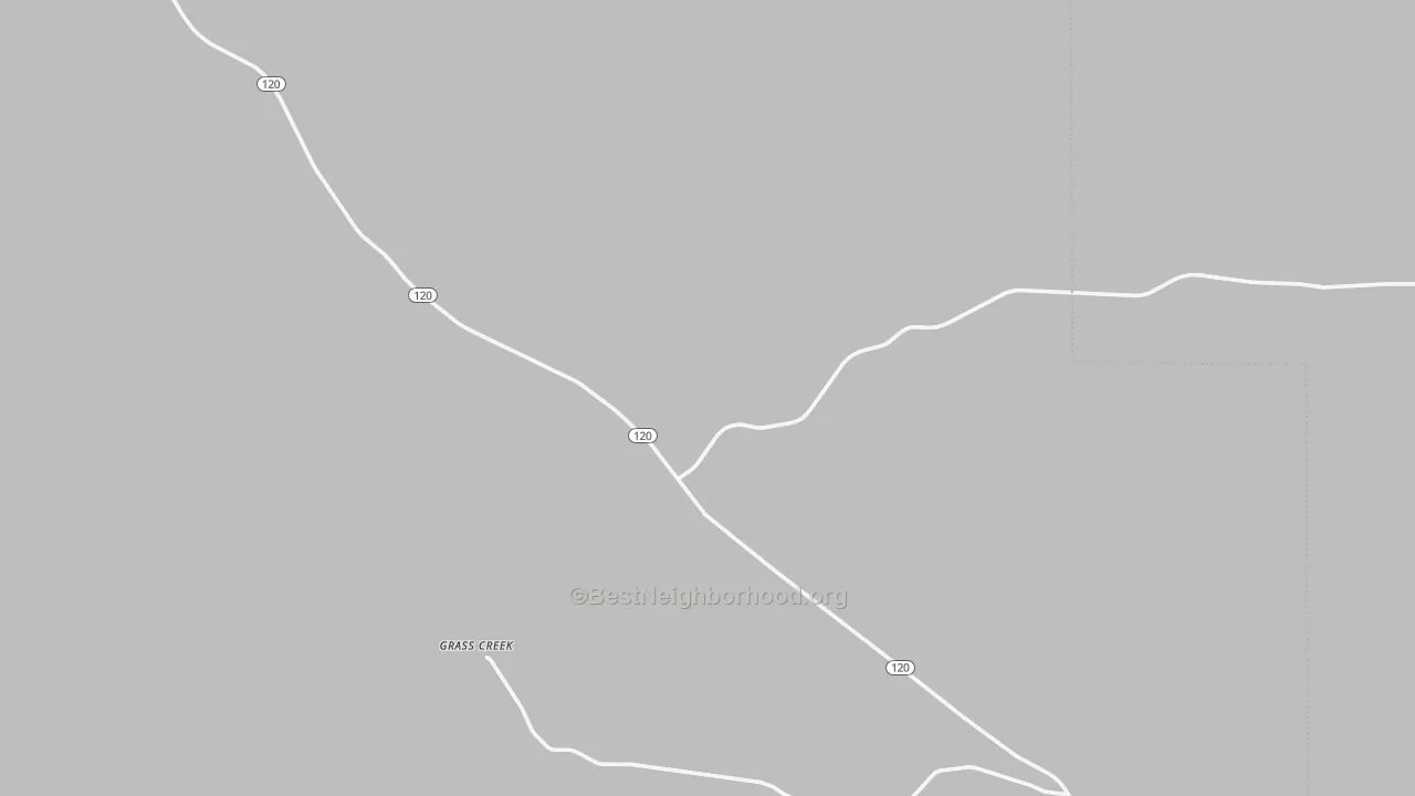 Transit Grade map of Grass Creek, WY