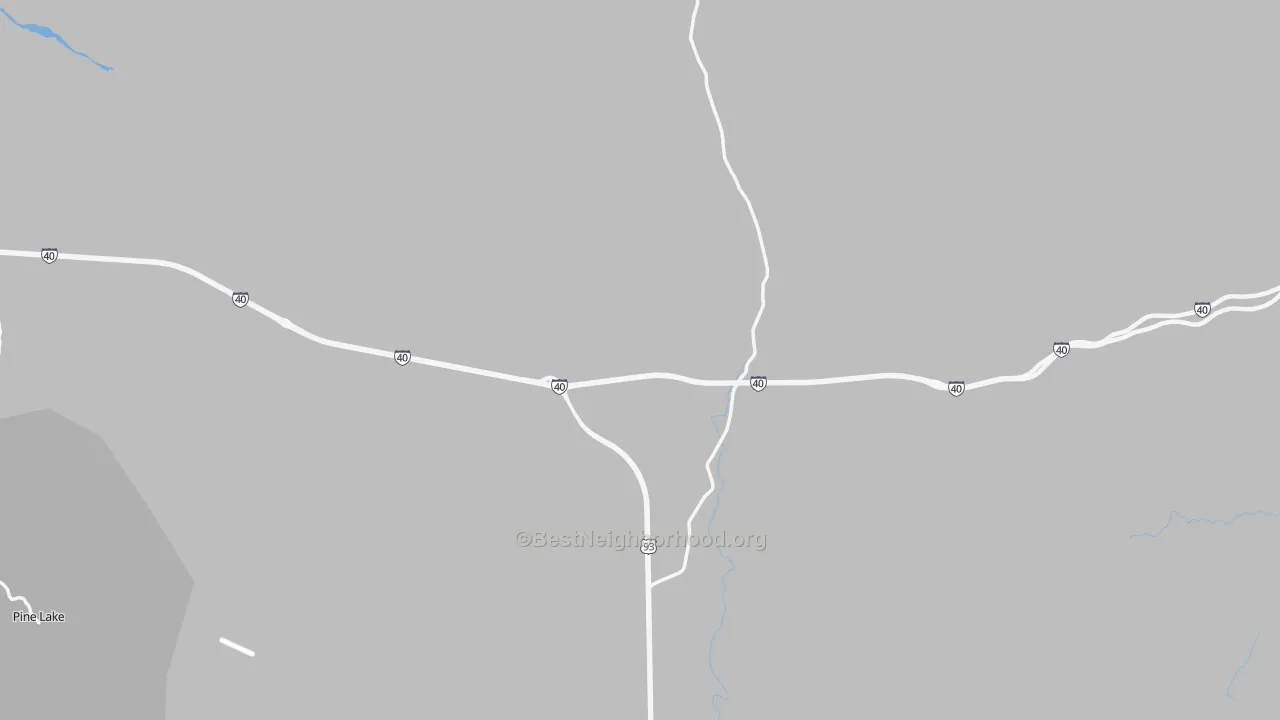 Transit Grade map of Grasshopper Junction, AZ
