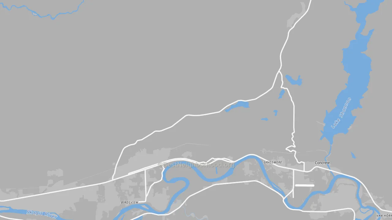 Transit Grade map of Grassmere, WA