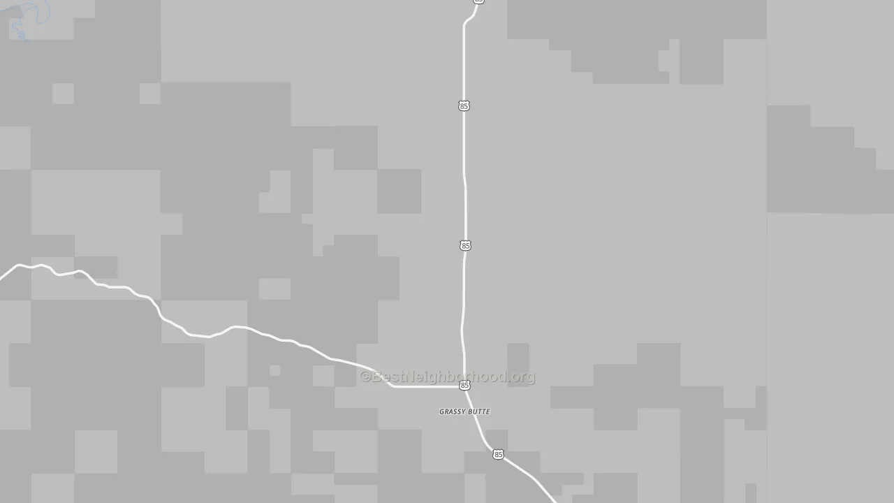Transit Grade map of Grassy Butte, ND