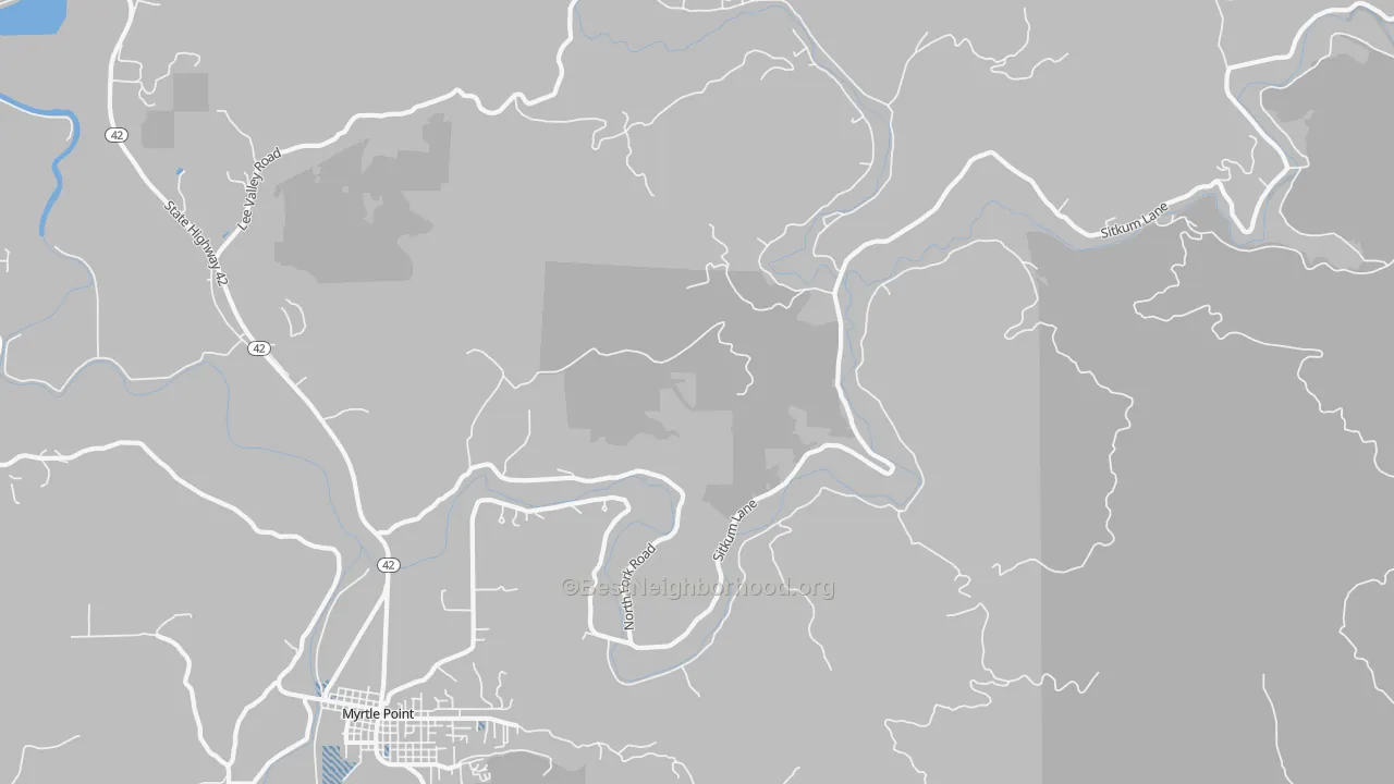 Transit Grade map of Gravelford, OR