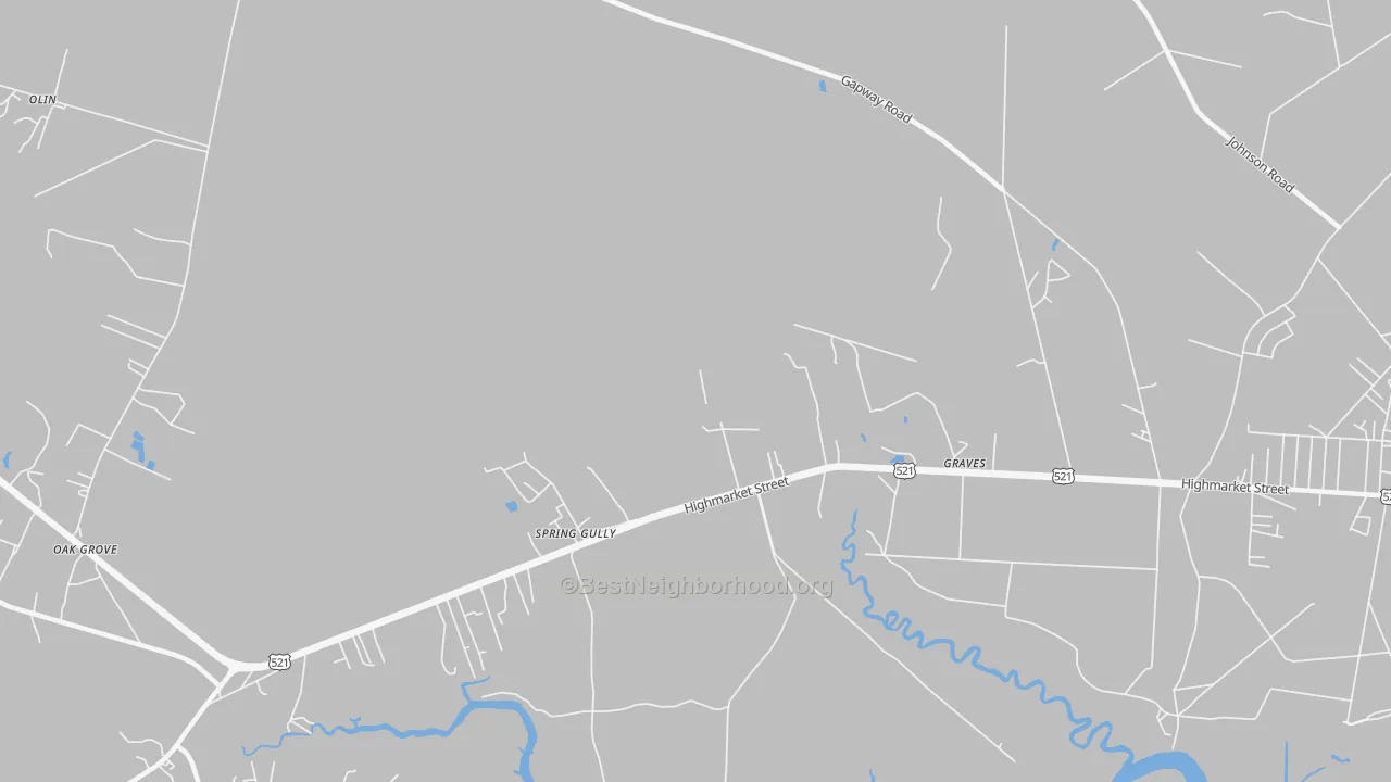 Transit Grade map of Graves, SC