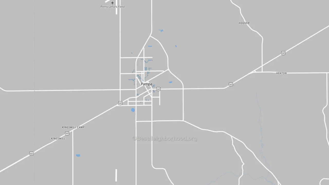 Transit Grade map of Gray County, TX