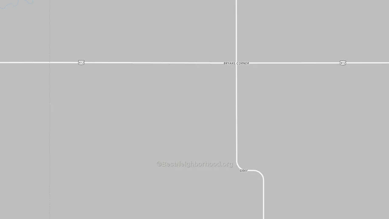 Transit Grade map of Gray, OK