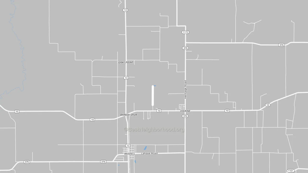 Transit Grade map of Gray Point, LA
