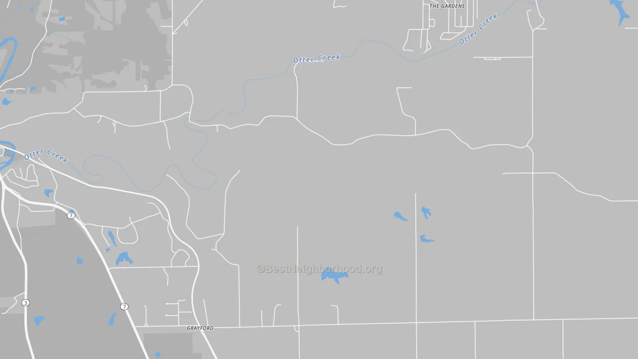 Transit Grade map of Grayford, IN