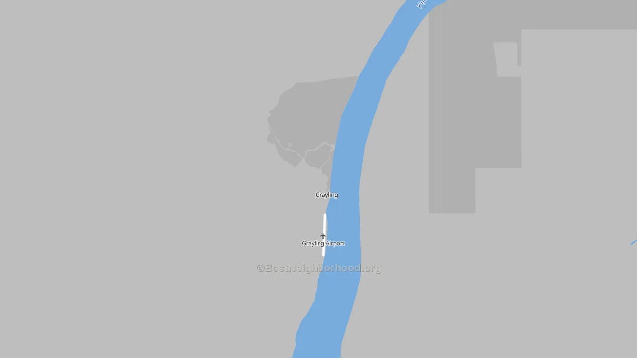 Transit Grade map of Grayling, AK