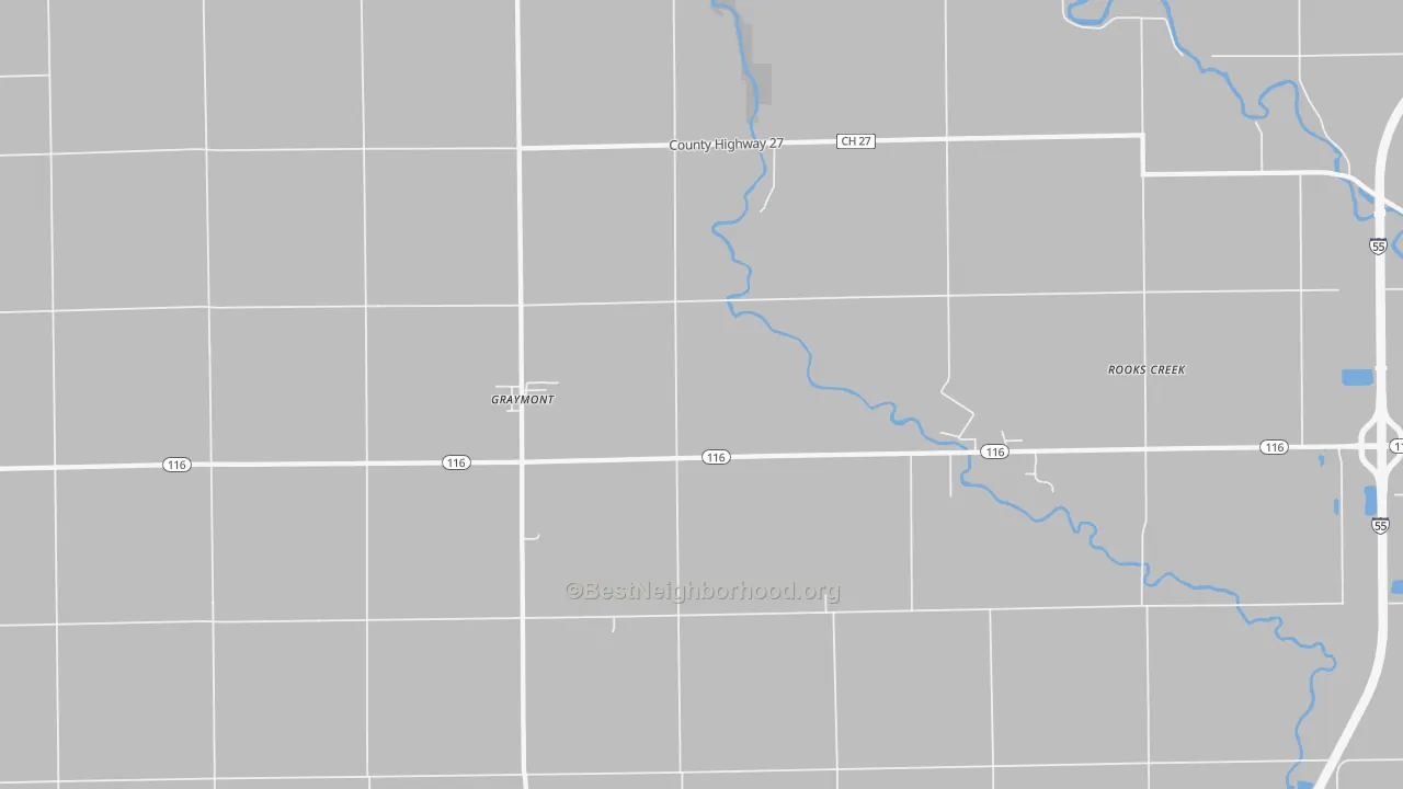 Transit Grade map of Graymont, IL