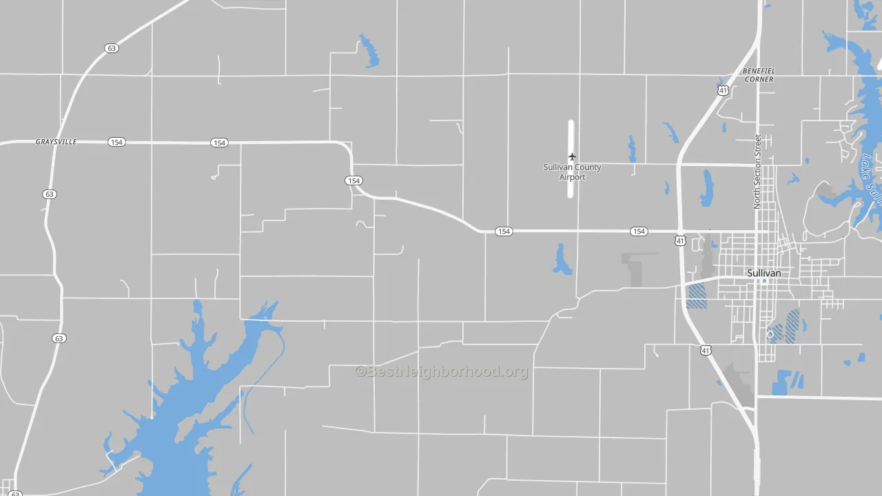 Transit Grade map of Graysville, IN
