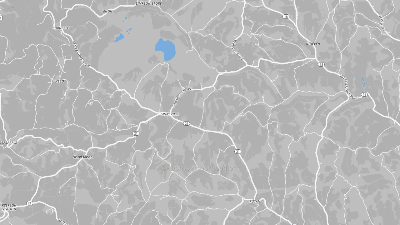 Transit Grade map of Graysville, PA