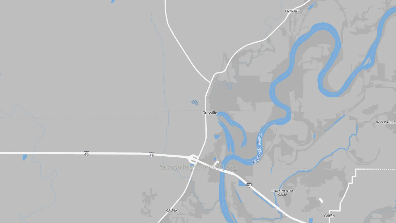 Transit Grade map of Grayville, IL