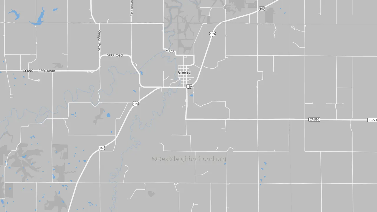 Transit Grade map of Greeley, KS