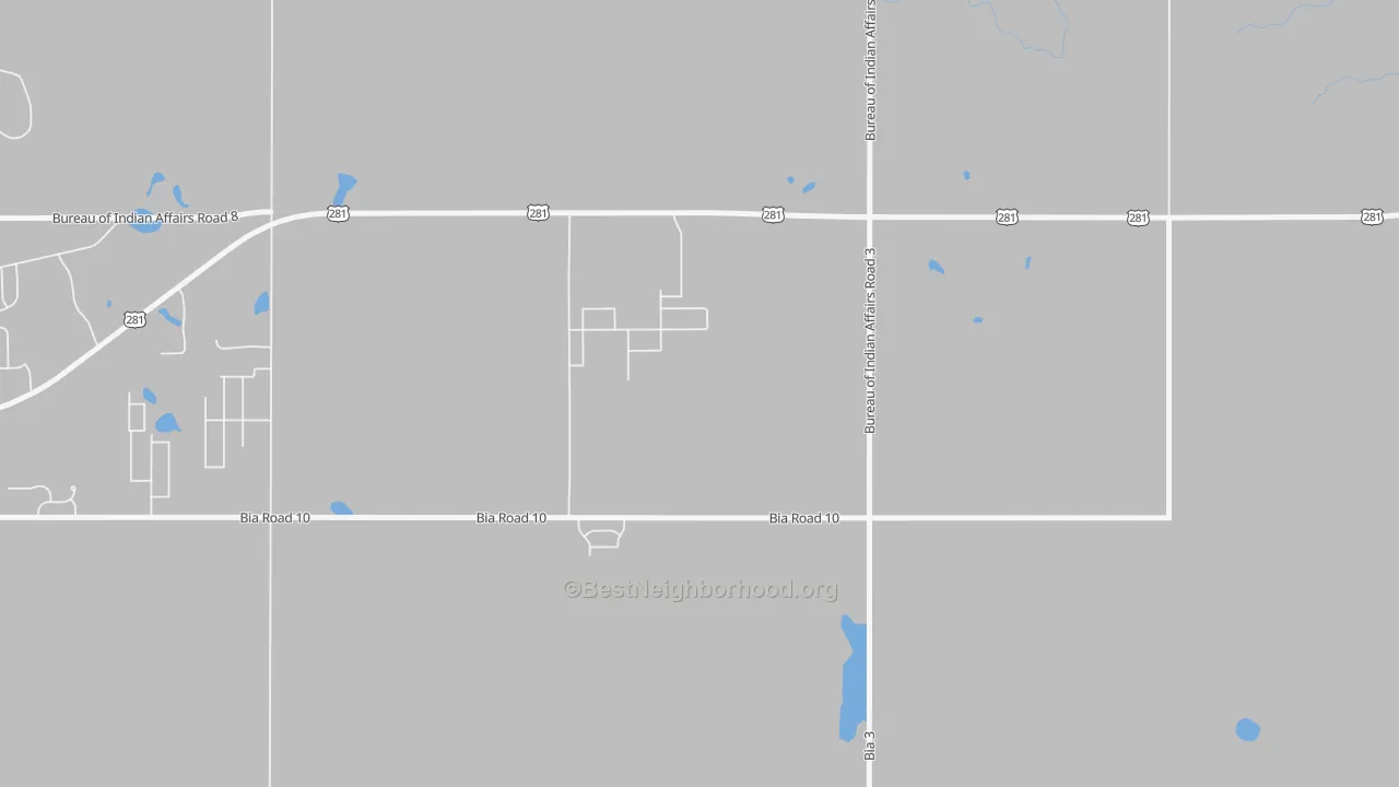 Transit Grade map of Green Acres, ND