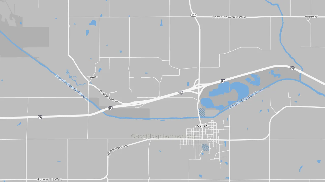 Transit Grade map of Green Castle, IA