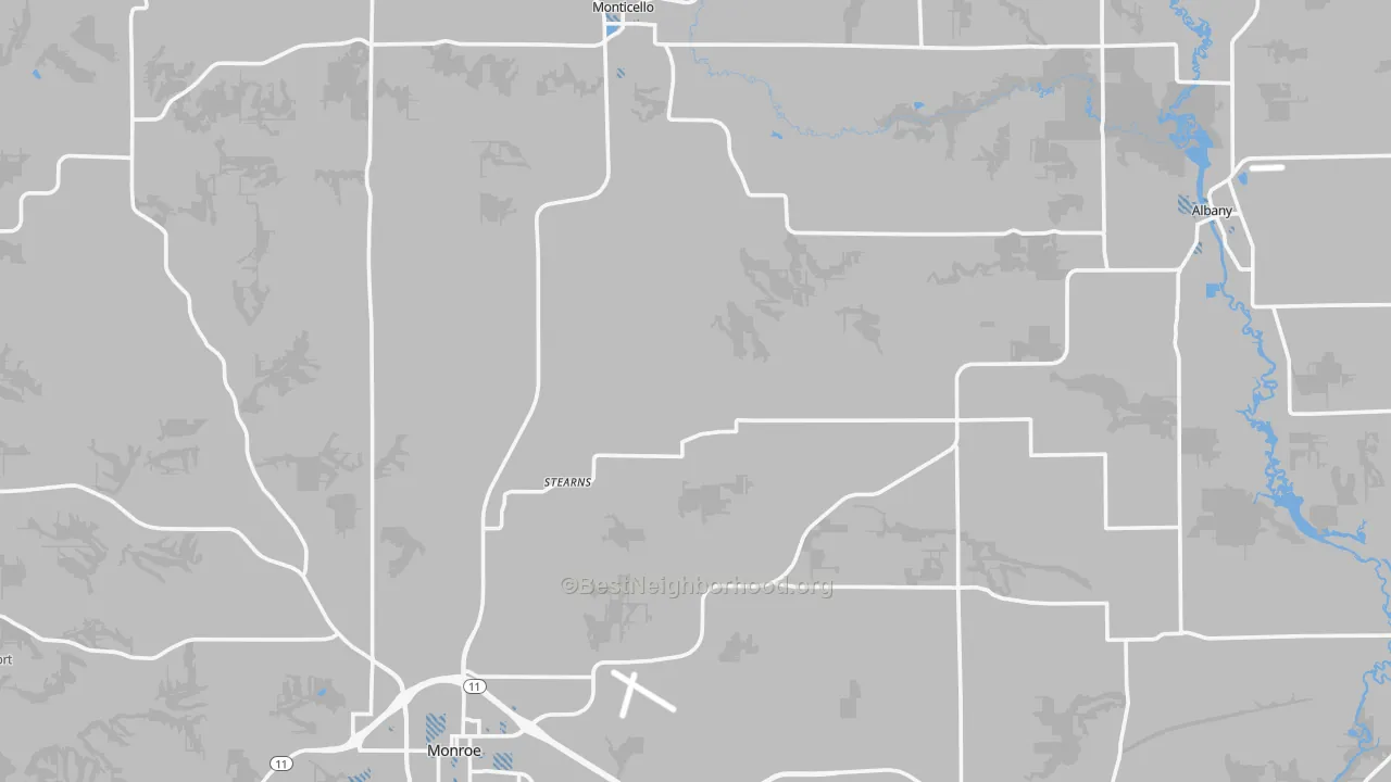 Transit Grade map of Green County, WI