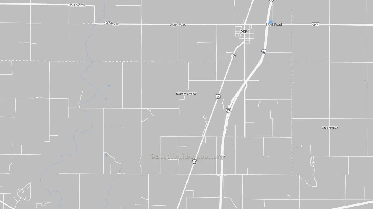Transit Grade map of Green Creek, IL