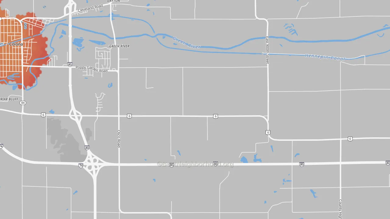 Transit Grade map of Green River, IL