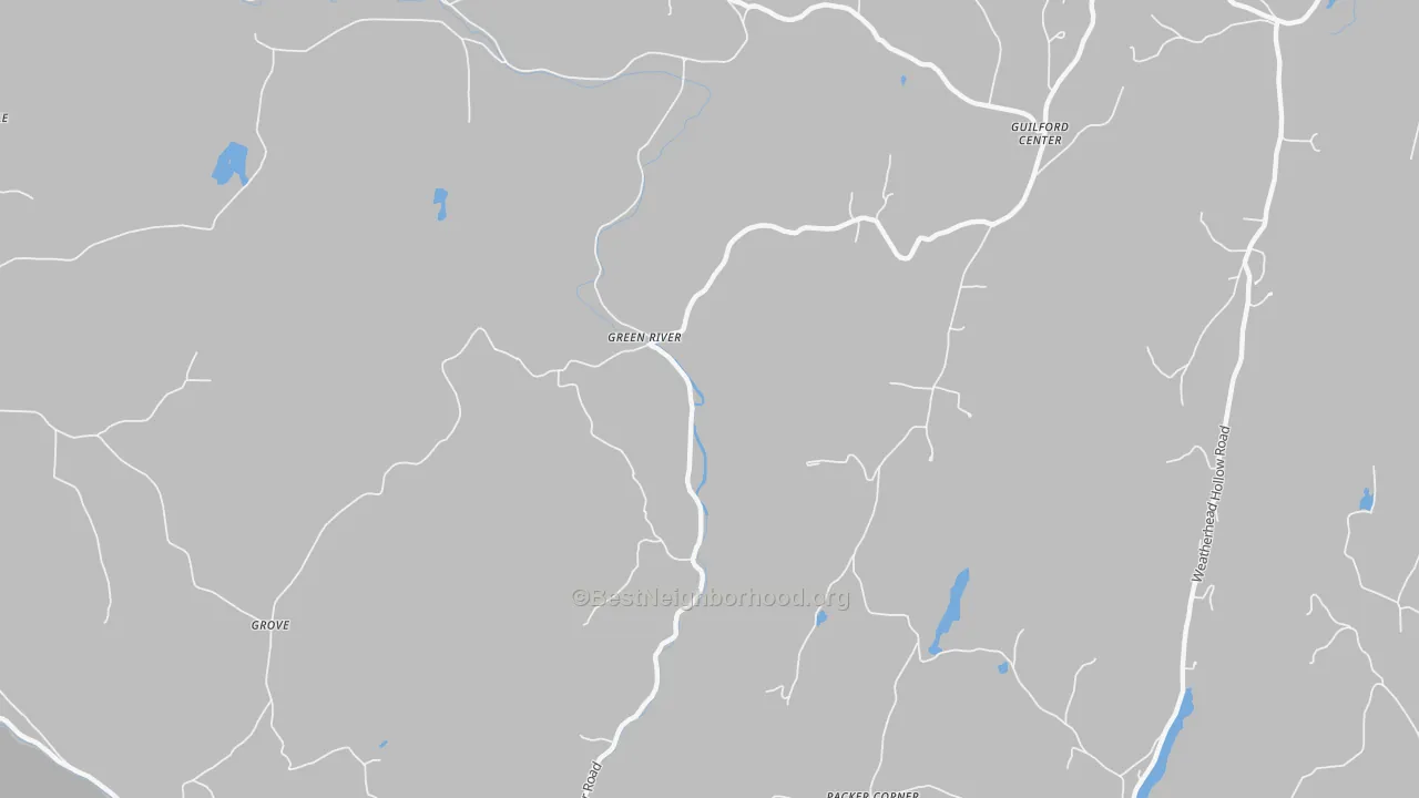 Transit Grade map of Green River, VT