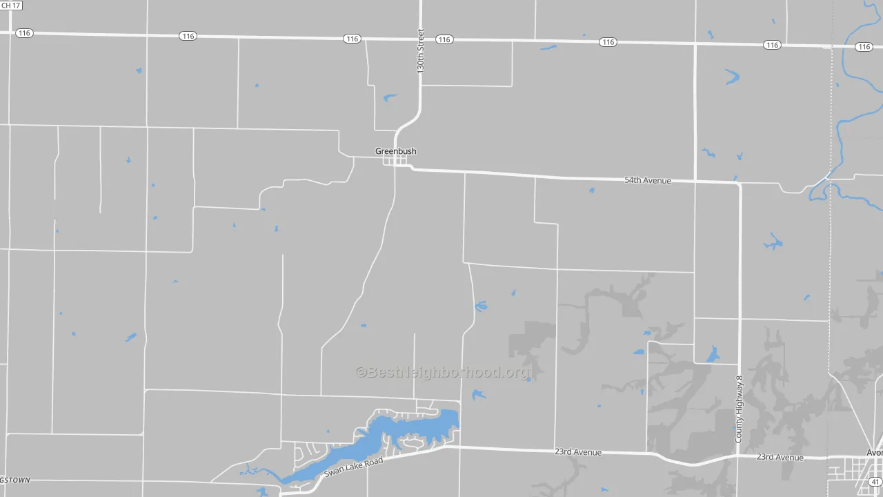 Transit Grade map of Greenbush, IL