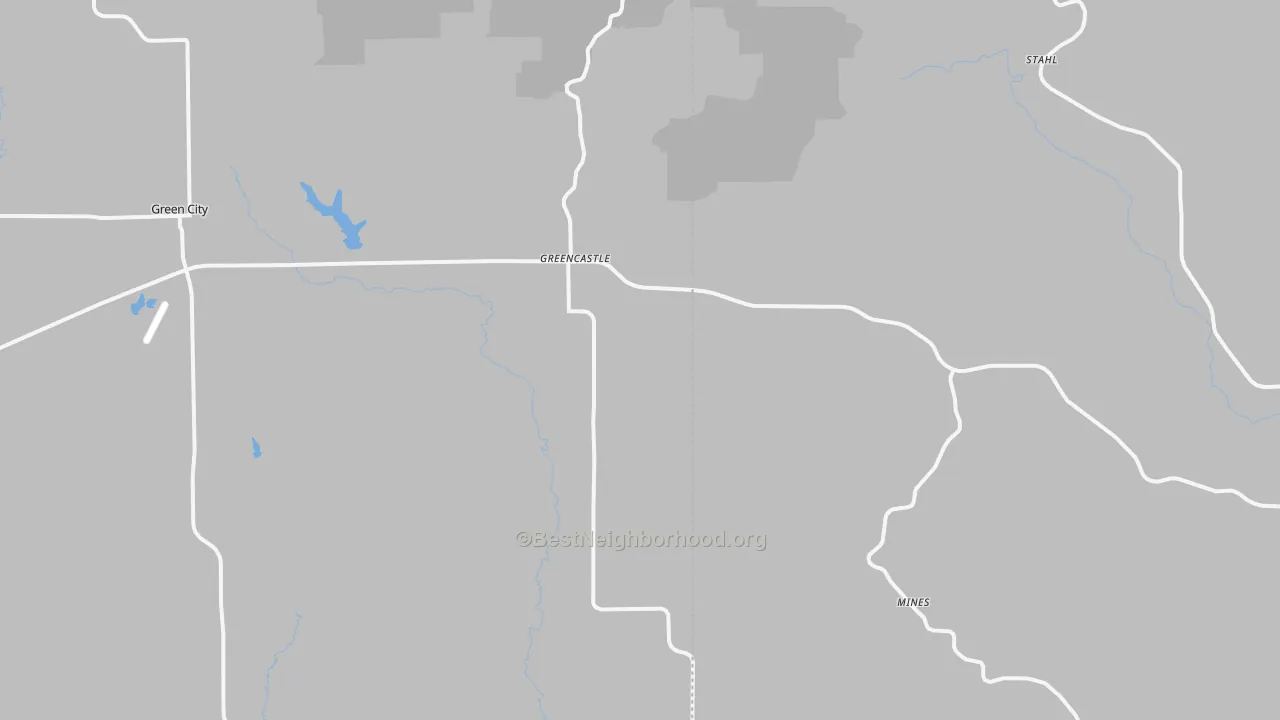 Transit Grade map of Greencastle, MO