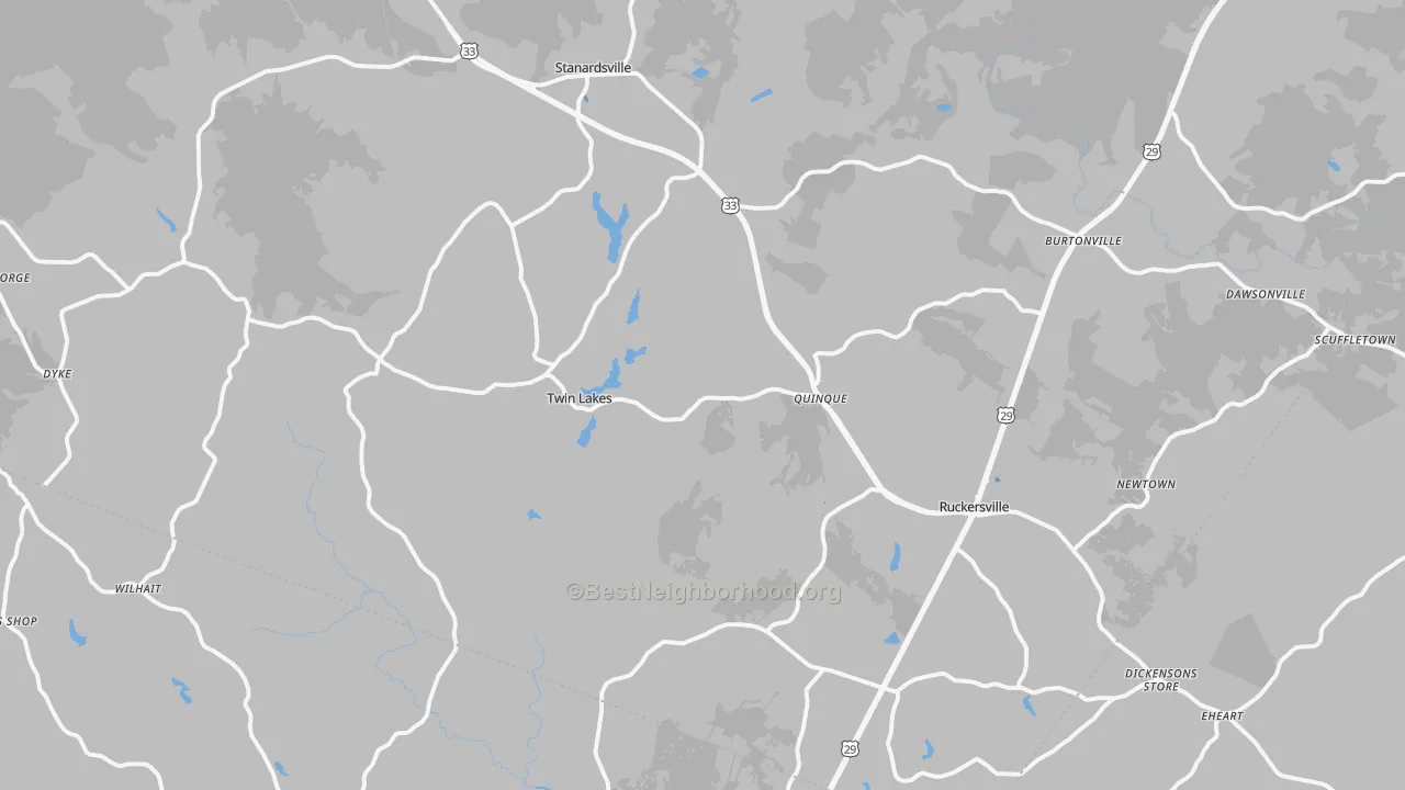 Transit Grade map of Greene County, VA