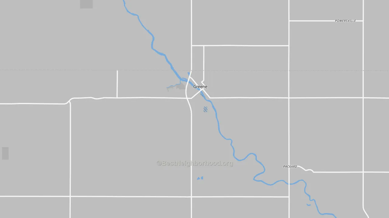 Transit Grade map of Greene, IA