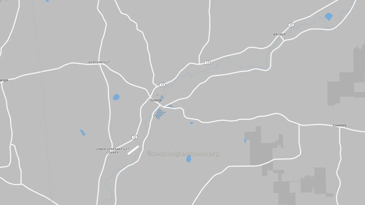Transit Grade map of Greene, NY