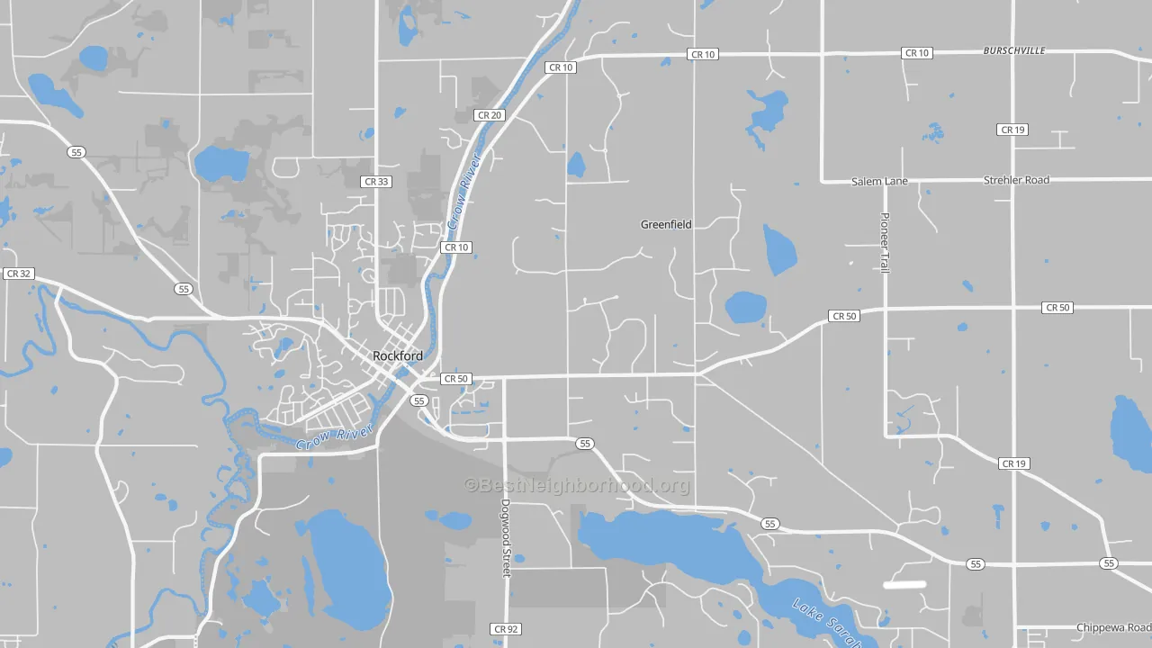 Transit Grade map of Greenfield, MN