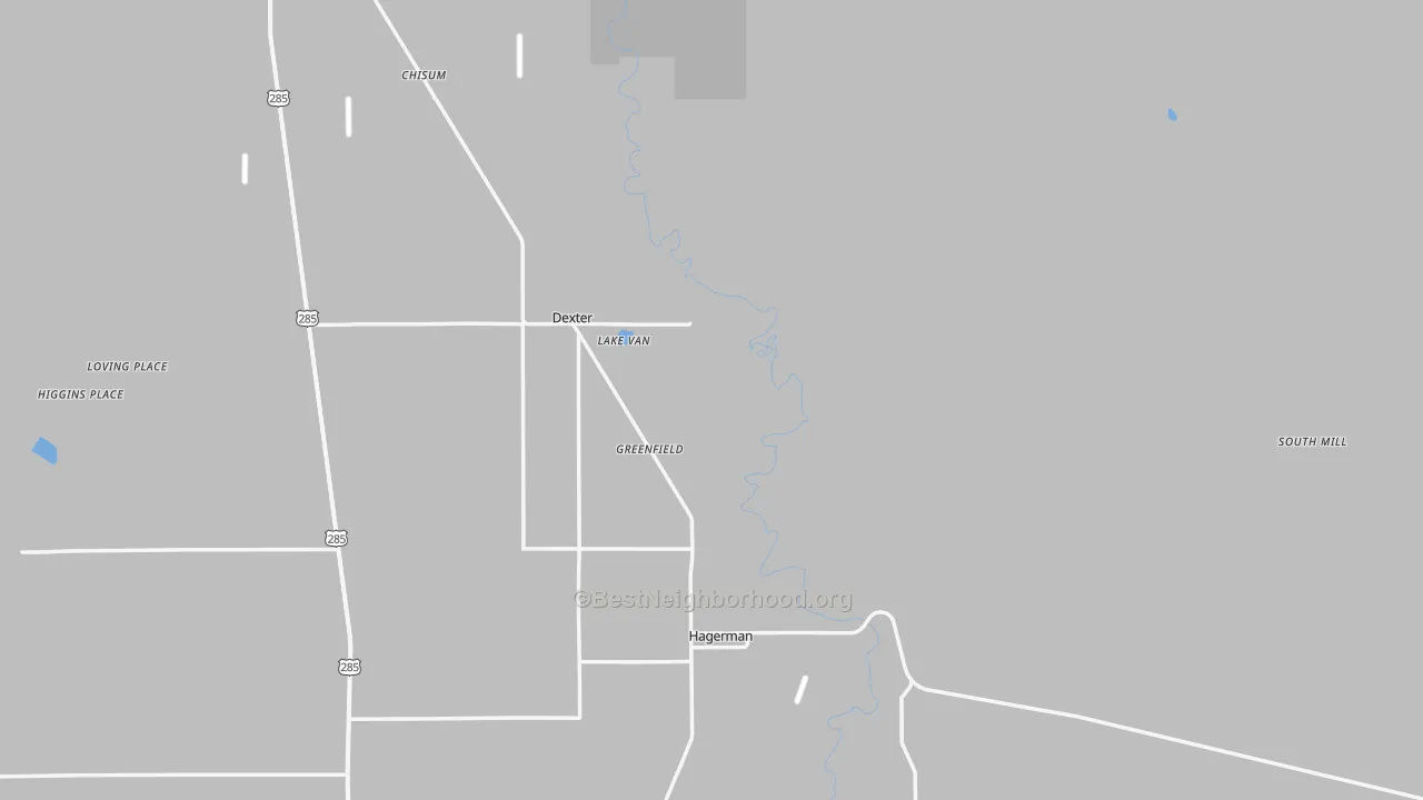 Transit Grade map of Greenfield, NM