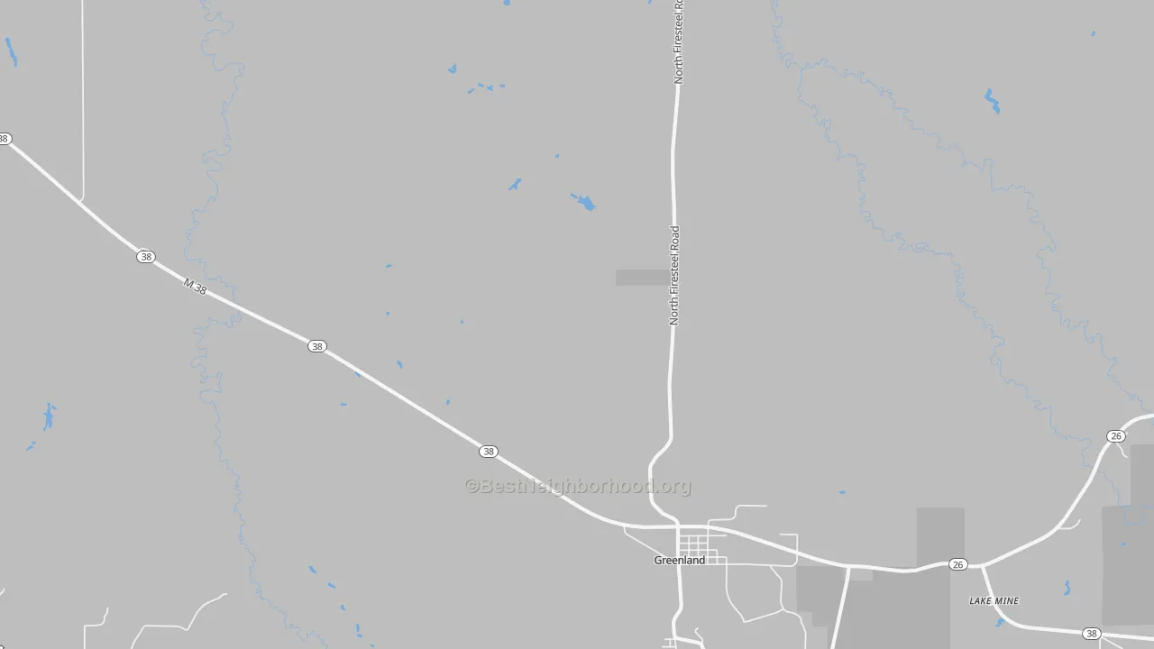 Transit Grade map of Greenland, MI