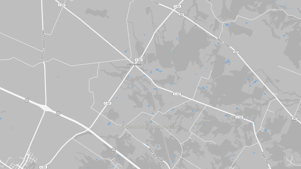 Transit Grade map of Greenland, OH