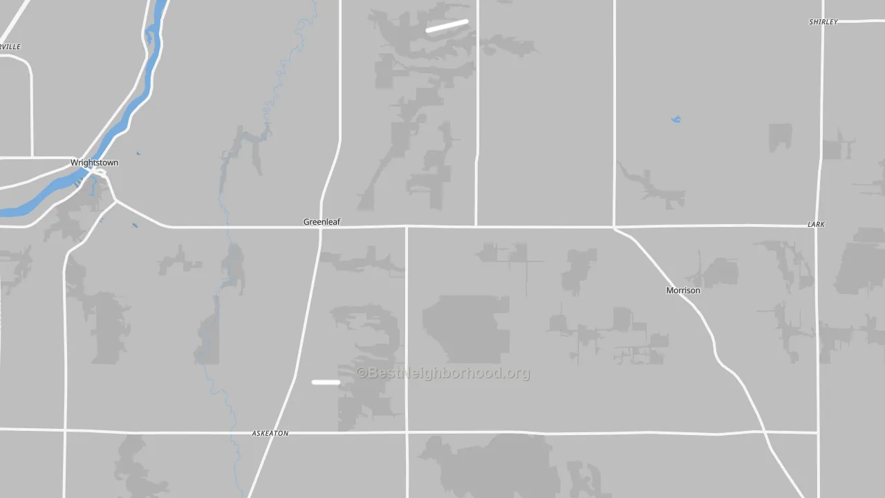 Transit Grade map of Greenleaf, WI