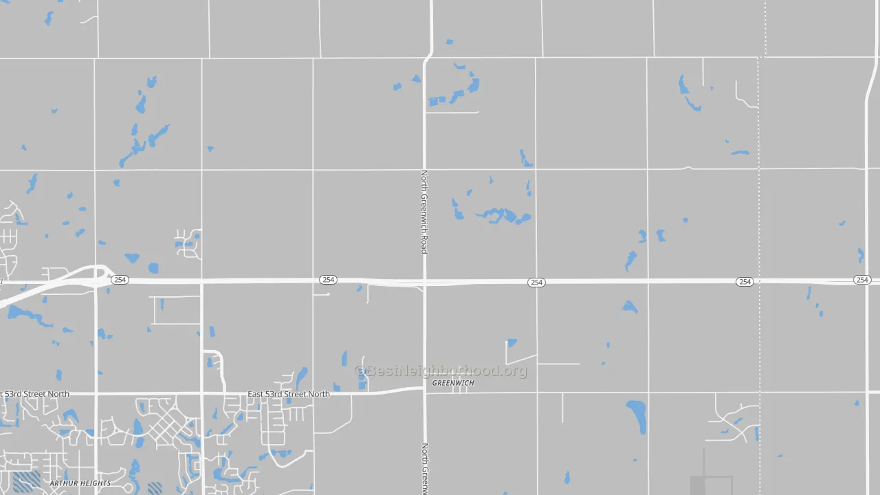 Transit Grade map of Greenwich, KS