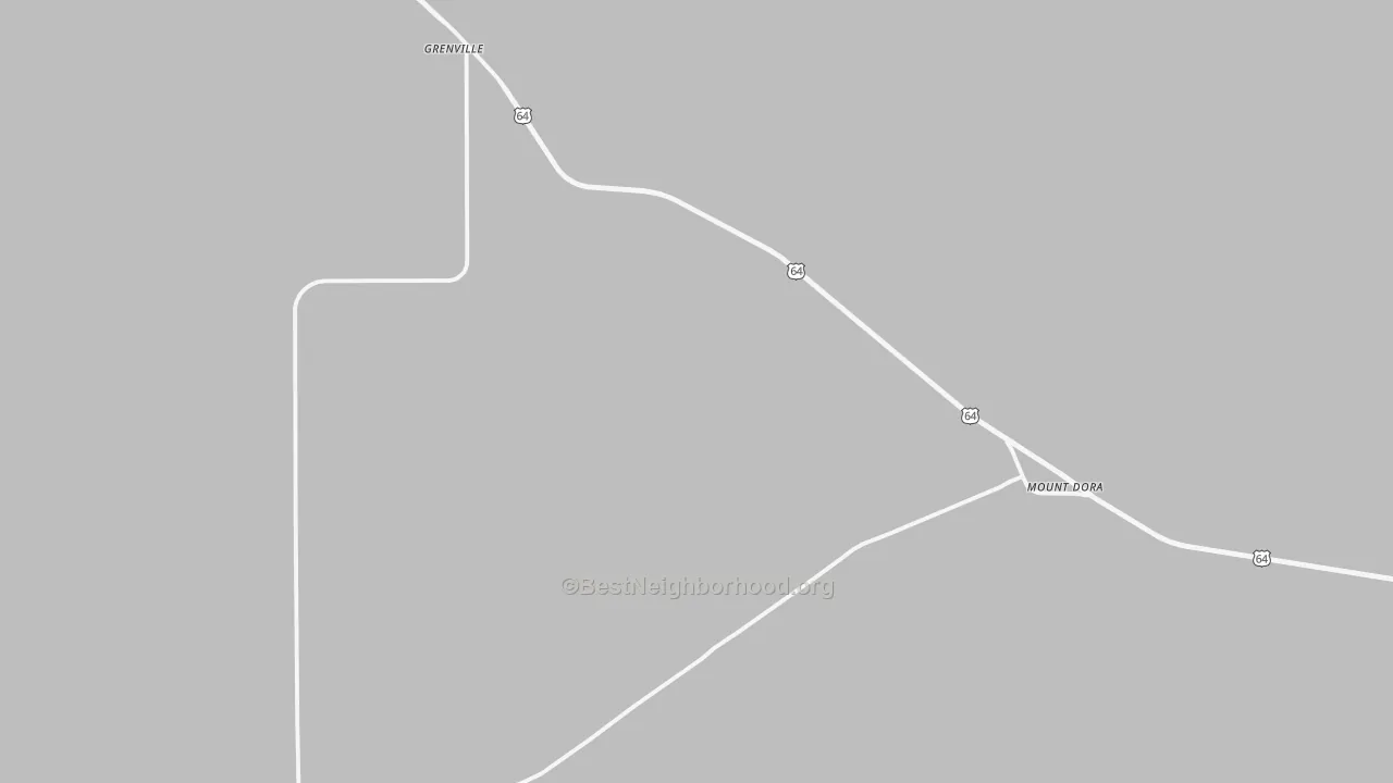 Transit Grade map of Grenville, NM