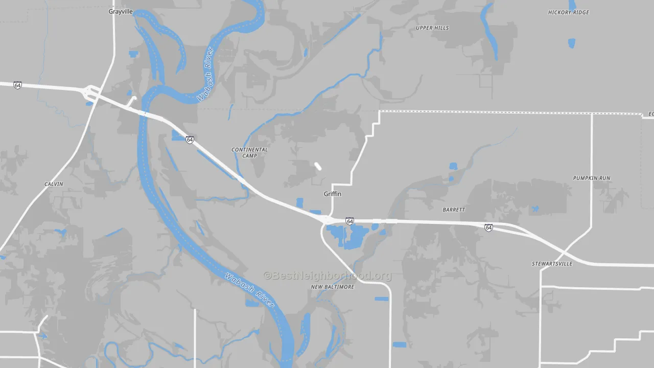 Transit Grade map of Griffin, IN